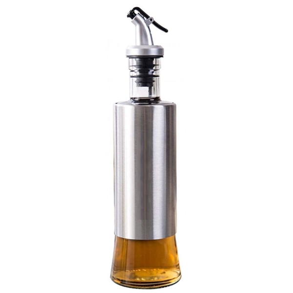 Γυάλινο Δοχείο Λαδιού 500ml με Ροή