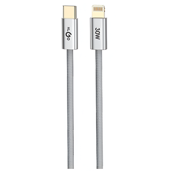 Καλώδιο Φόρτισης & Δεδομένων USB-C σε Lightning PD 30W 1.8m KLGO S-146
