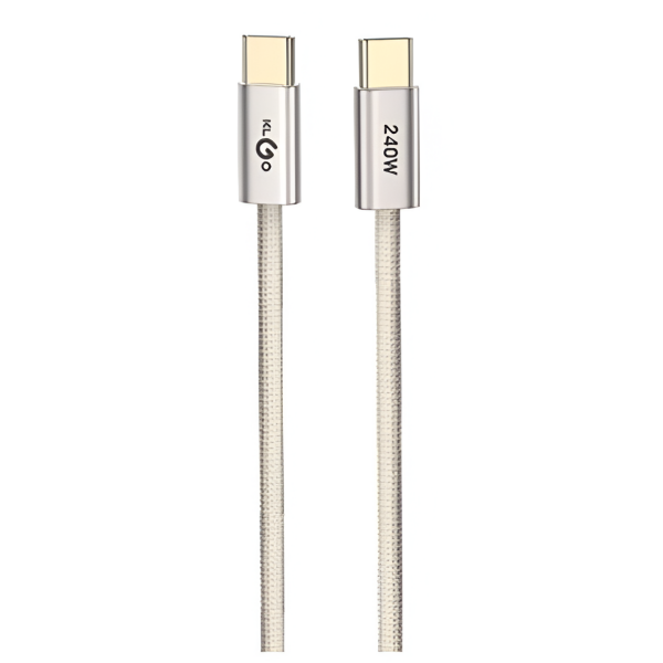 Καλώδιο Φόρτισης & Δεδομένων USB-C σε USB-C PD 240W 1.8m KLGO S-145