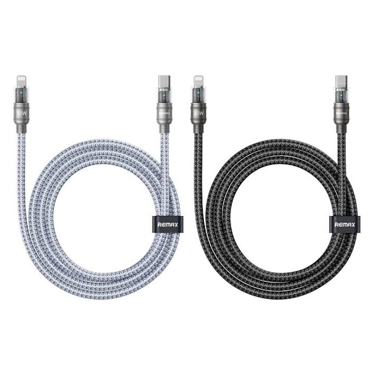 Καλώδιο Φόρτισης USB-C σε Lightning 30W με LED Remax CB29