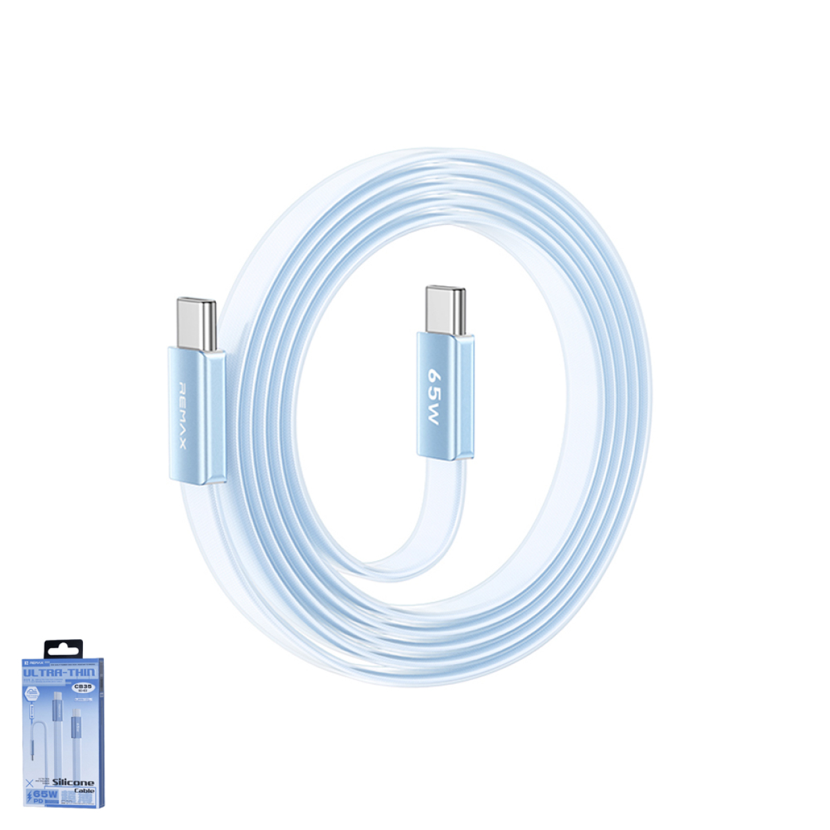 Καλώδιο Φόρτισης USB Type-C Σε Type-C PD 65W 1.2m Remax CB35 - Image 2