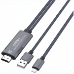 Καλώδιο Lightning Σε HDMI 4K HDR 1.8m Onten OTN-LT750