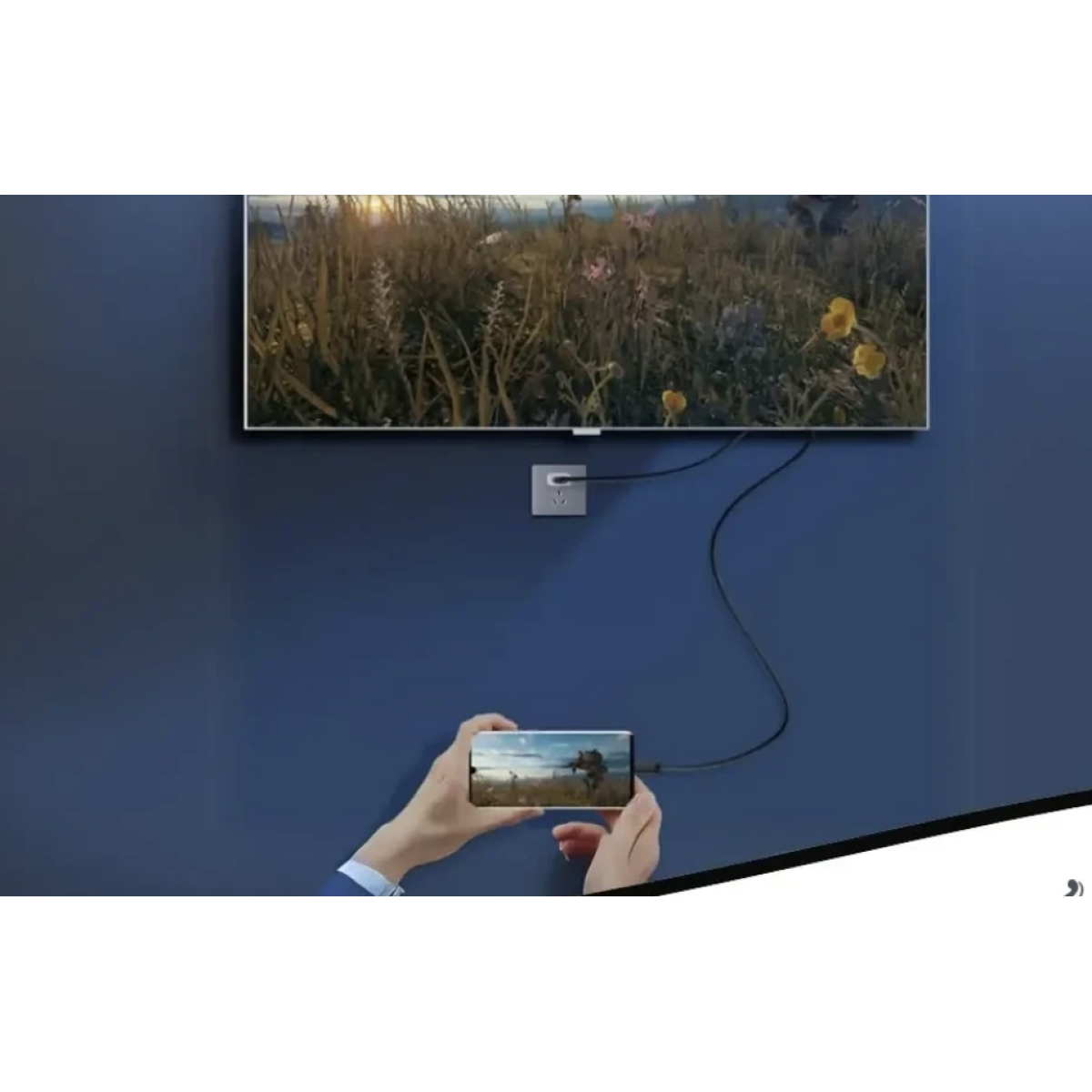 Καλώδιο Lightning Σε HDMI 4K HDR 1.8m Onten OTN-LT750 - Image 2