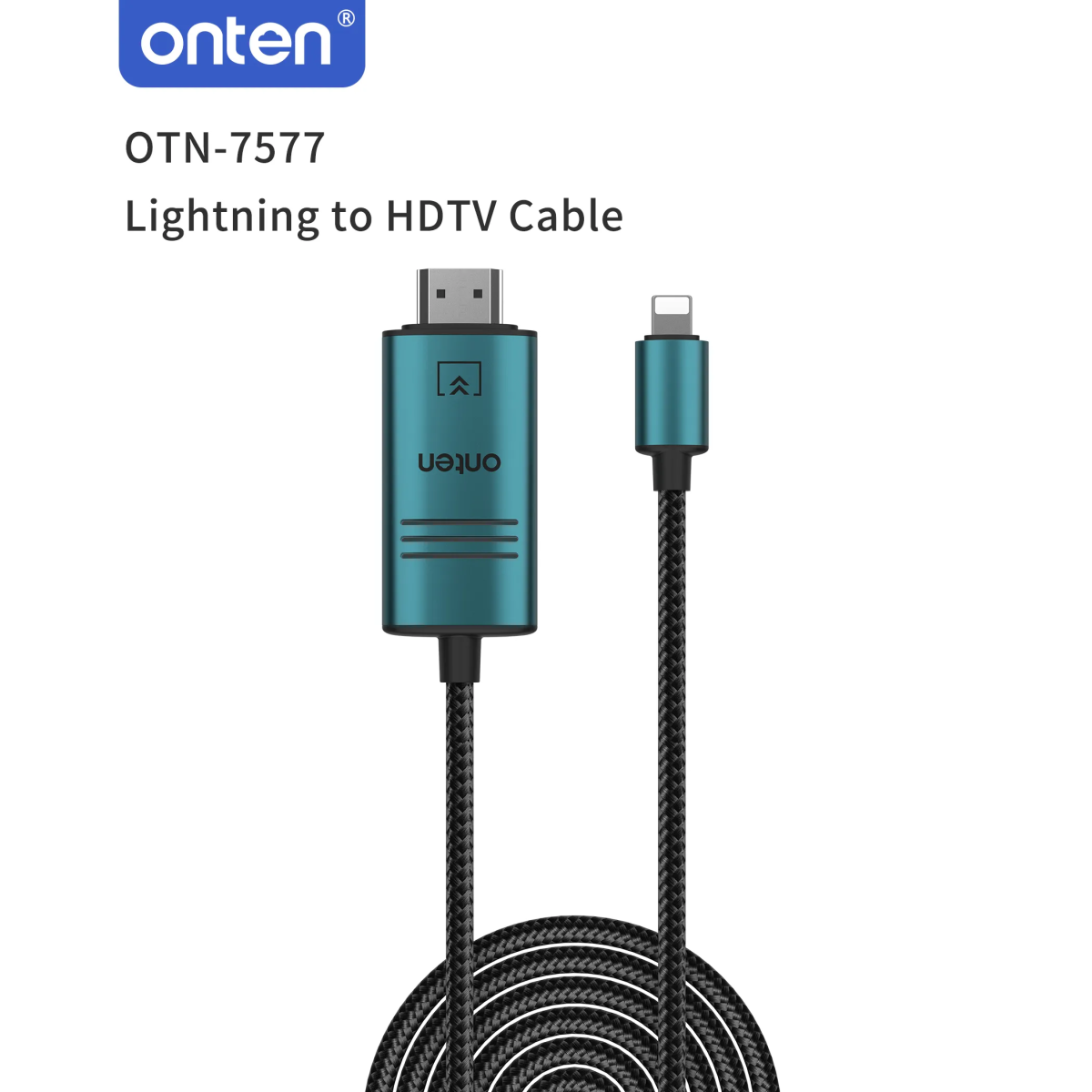 Καλώδιο Lightning Σε HDMI Full HD 1080p 2m Onten OTN-7577 - Image 7