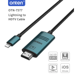 Καλώδιο Lightning Σε HDMI Full HD 1080p 2m Onten OTN-7577 - Image 4