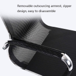 Καρέκλα Γραφείου Ergonomic Mesh με Ανάκλιση και Ρυθμιζόμενο Ύψος Μαύρη FQ-21 - Image 4