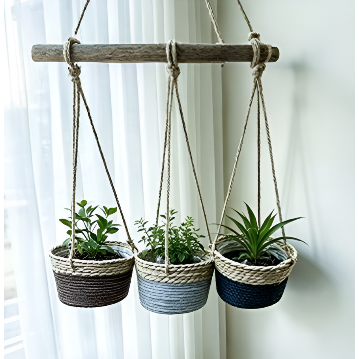 Κρεμαστό Διακοσμητικό Κασπώ Hanging Planter 20x12cm SDS-29398