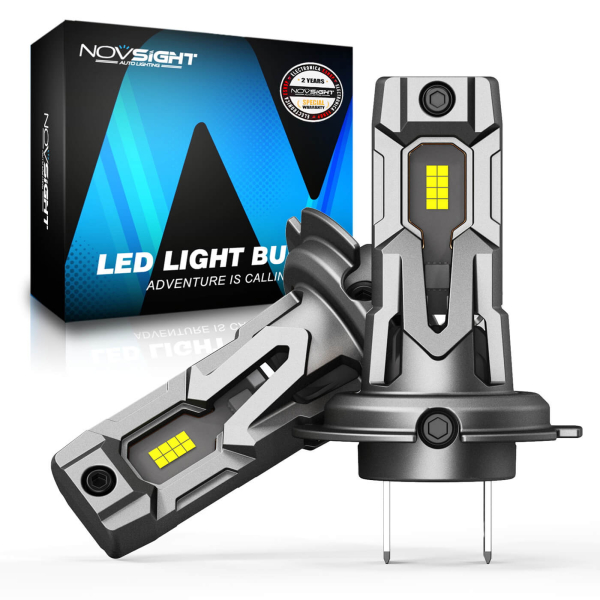 Λάμπες Αυτοκινήτου LED 40W 12000LM 6500K IP68 Fanless 9-32V 2τμχ NovSight A500-T14-H7