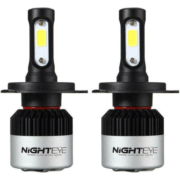 Λάμπες LED Αυτοκινήτου 72W 9000LM 6500K IP68 Σετ 2 Τεμαχίων NightEYE A315-S2-H1