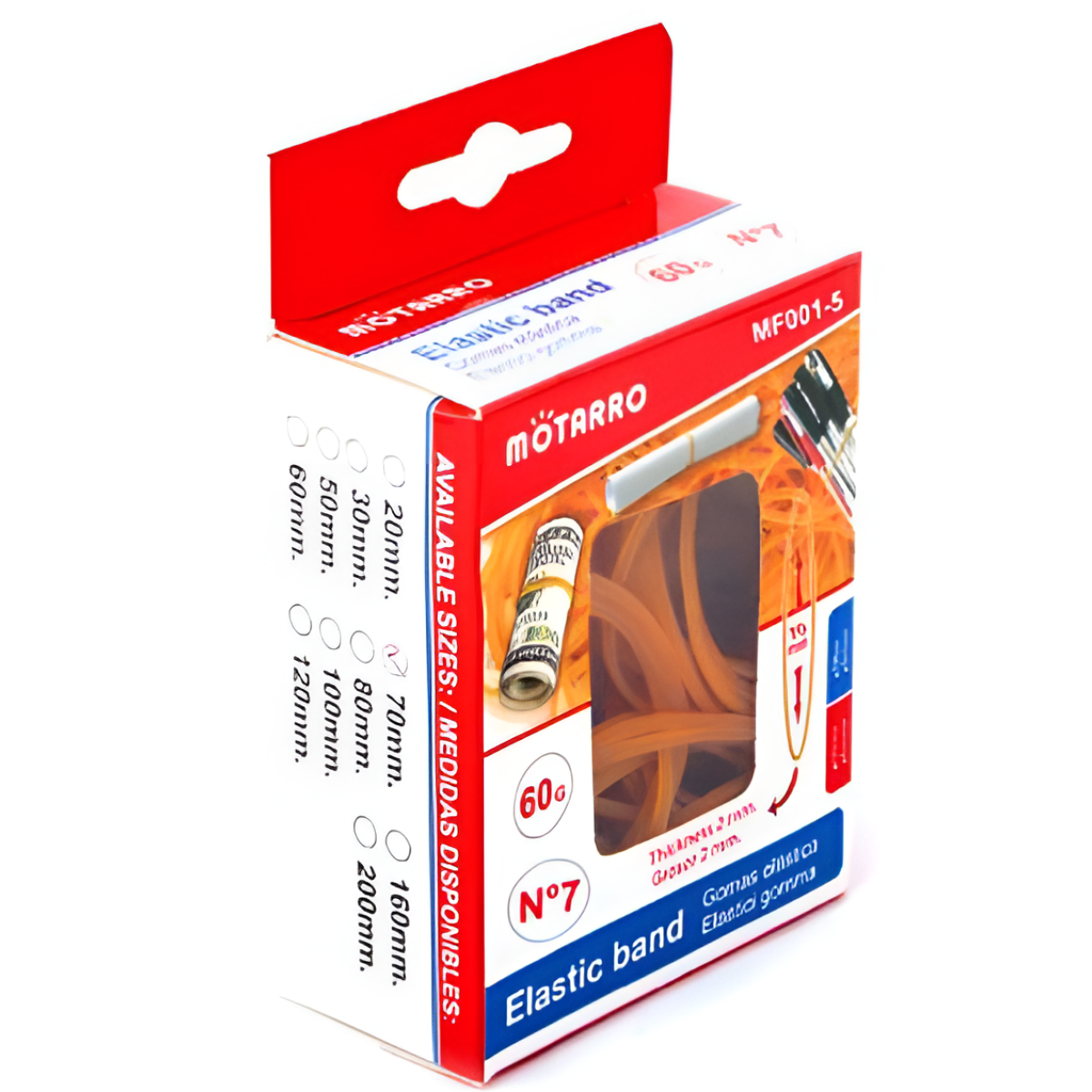 Λαστιχάκια Νο7 70x2mm 60g Motarro MF001-5 - Image 2
