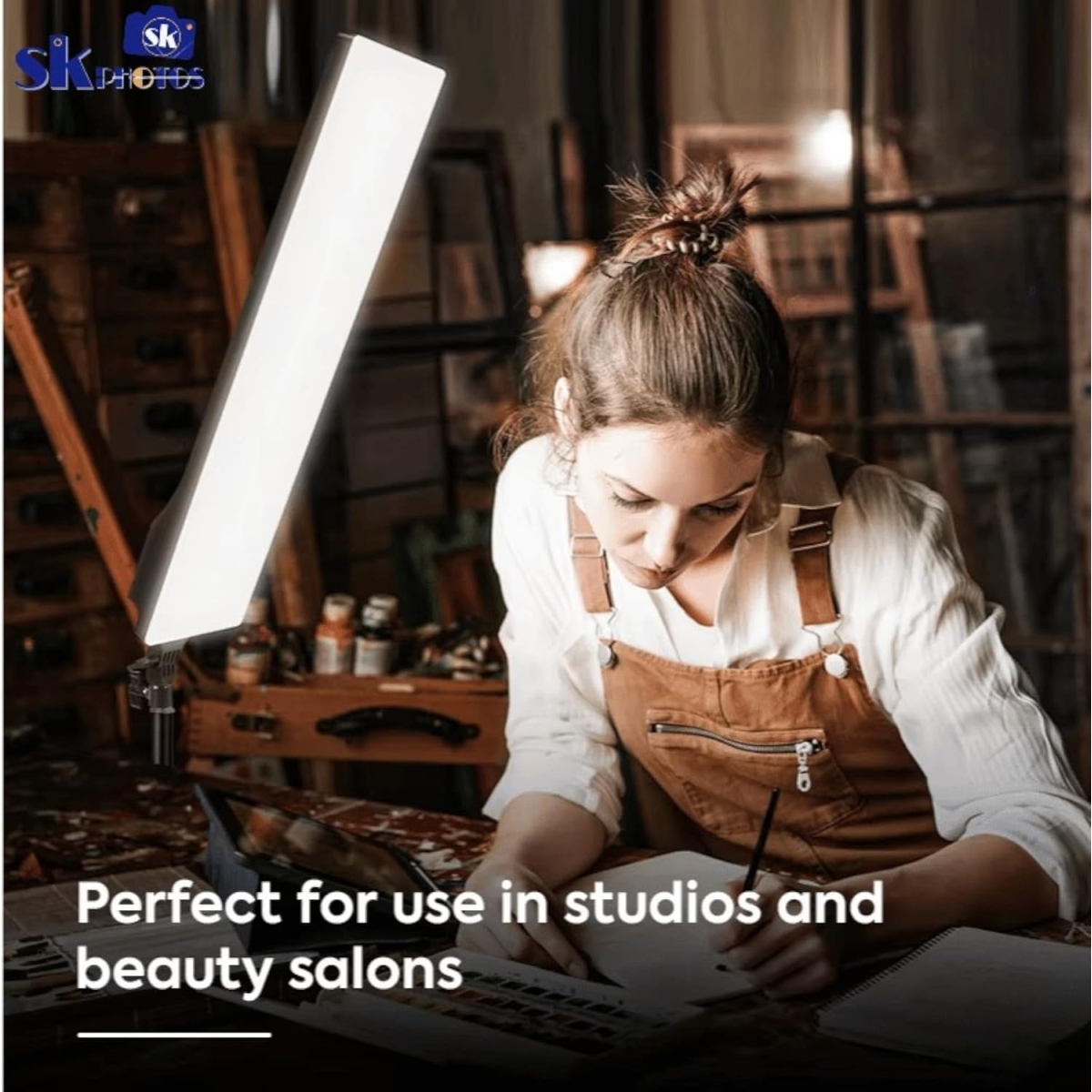 LED Φωτιστικό Studio με Βάση 2m και Τηλεχειριστήριο UPOH RL-150 - Image 3