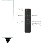LED Φωτιστικό Studio με Βάση 2m και Τηλεχειριστήριο UPOH RL-150 - Image 6