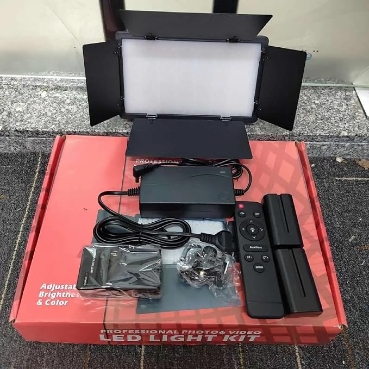 LED RGB Studio Φωτιστικό 600 LED 40W με Τηλεχειριστήριο - Image 6