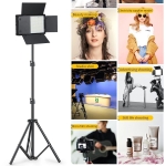 LED RGB Studio Φωτιστικό 800 LED 60W με Τηλεχειριστήριο - Image 8