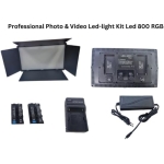 LED RGB Studio Φωτιστικό 800 LED 60W με Τηλεχειριστήριο - Image 10