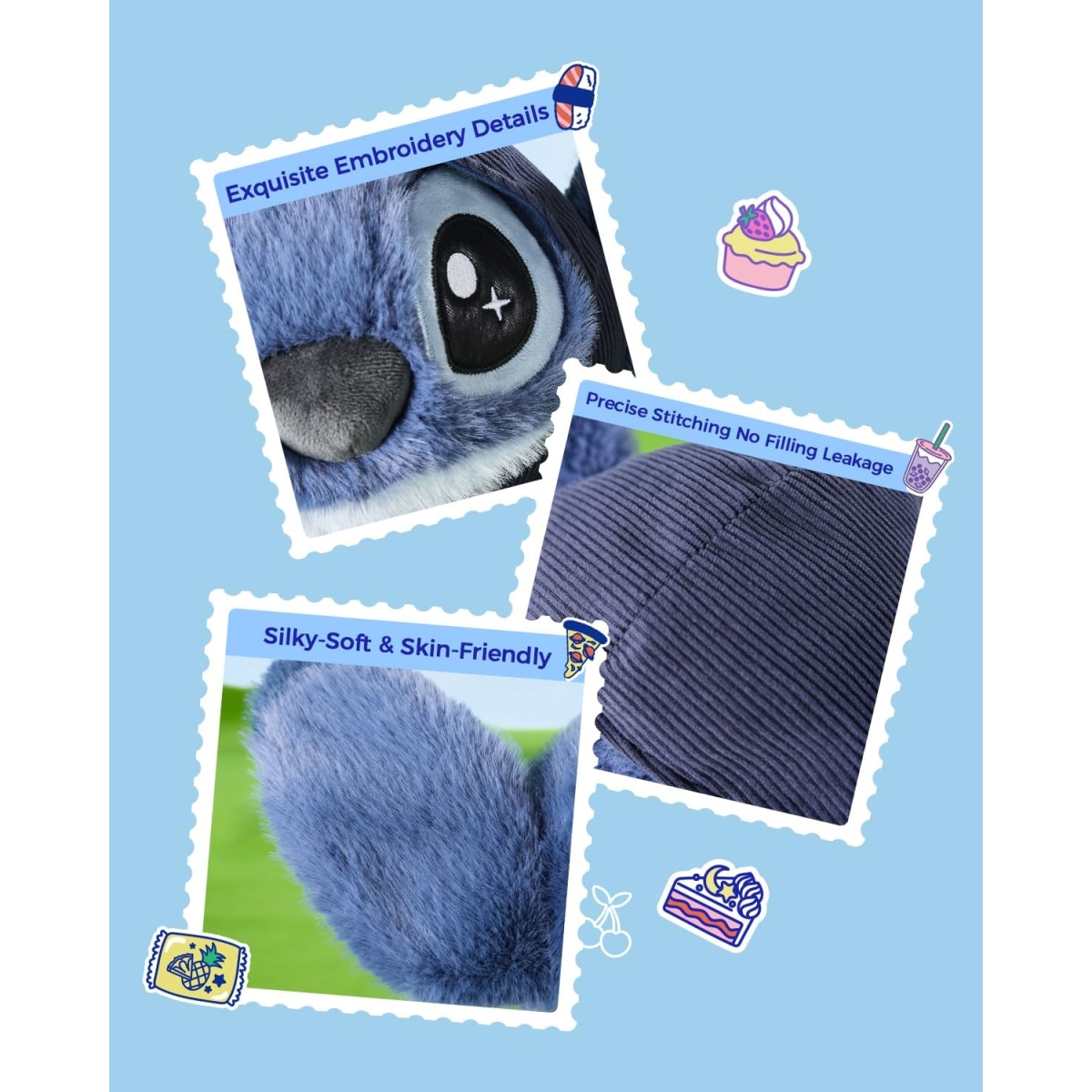Λούτρινο Παιχνίδι Stitch Με Φούτερ 35cm 87820 - Image 6