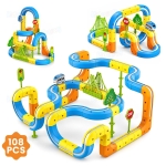 Μαγνητική Πίστα Τρένου DIY Magnetic Track 108 Τεμαχίων - Image 11