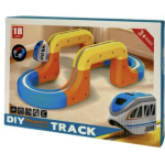 Μαγνητική Πίστα Τρένου DIY Magnetic Track 18 Τεμαχίων - Image 2