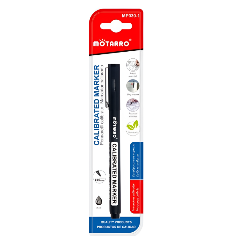 Μαρκαδόρος Σχεδίασης 0.05mm Μαύρος Motarro MP030-1