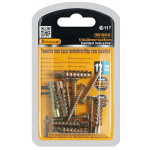 Μεταλλικά Βύσματα με Βίδες 5x30mm & 4x35mm 12τμχ Bossram 993143