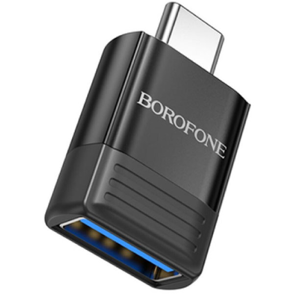 Μετατροπέας OTG USB-C σε USB-A Female Μαύρος - Borofone BV18