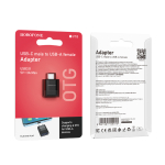 Μετατροπέας OTG USB-C σε USB-A Female Μαύρος - Borofone BV18 - Image 3