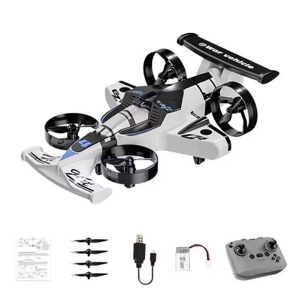 Mini Drone 2 σε 1 Air & Land RC με Κάμερα, Χειριστήριο 2.4GHz & Drift Mode CZ04