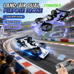 Mini Drone 2 σε 1 Air & Land RC με Κάμερα, Χειριστήριο 2.4GHz & Drift Mode CZ04 - Image 2
