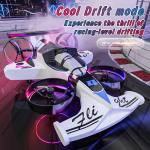 Mini Drone 2 σε 1 Air & Land RC με Κάμερα, Χειριστήριο 2.4GHz & Drift Mode CZ04 - Image 5