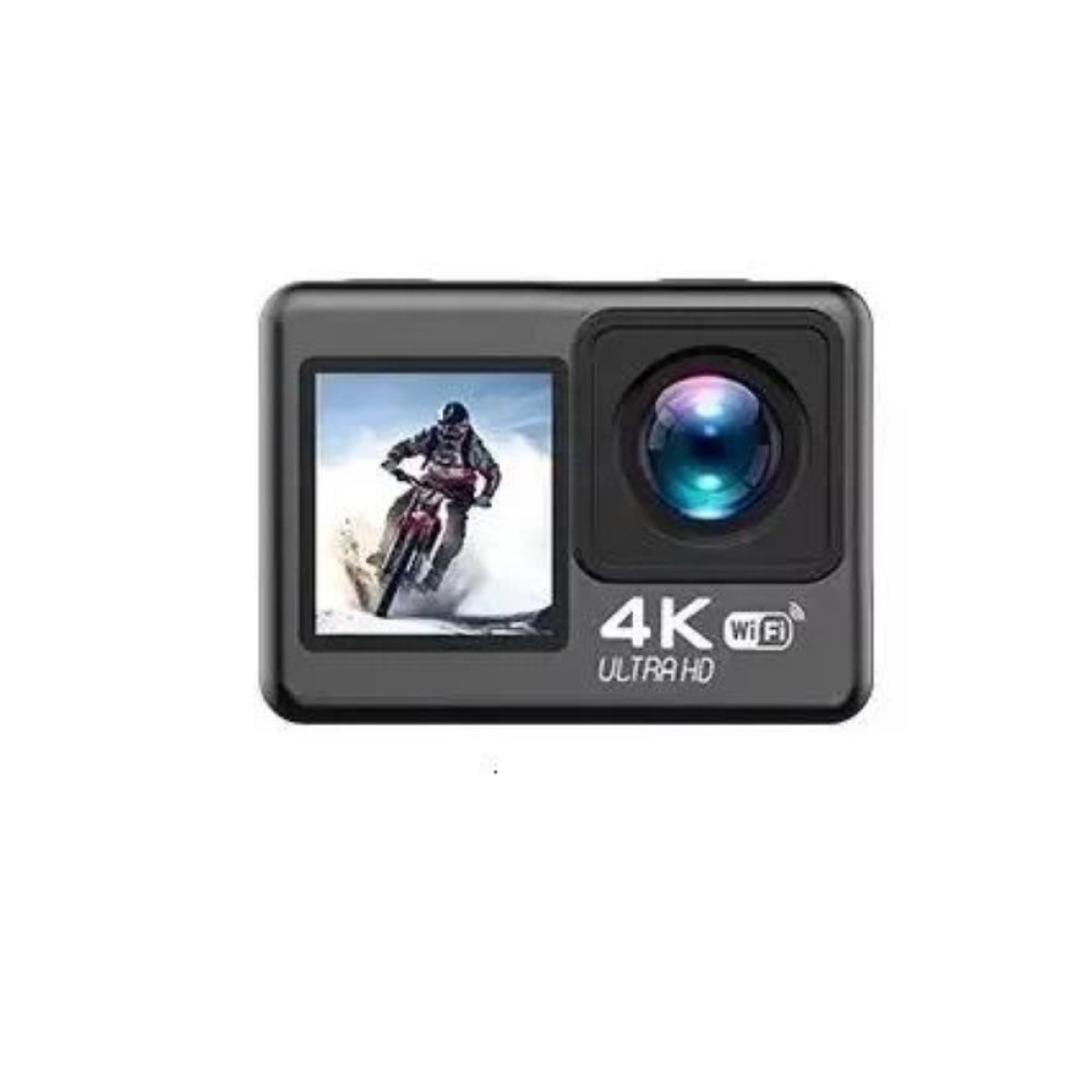 Μίνι Κάμερα δράσης διπλής οθόνης 4K/30FPS 20MP με αδιάβροχη θήκη HL18668-247