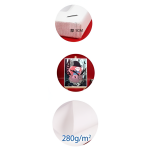 Μίνι Καμβάς 10x10cm με Ξύλινο Καβαλέτο Alsuomi AL6092 - Image 3