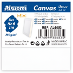 Μίνι Τελάρο Ζωγραφικής 6x6x1,6cm 280g/m² Alsuomi AL6053