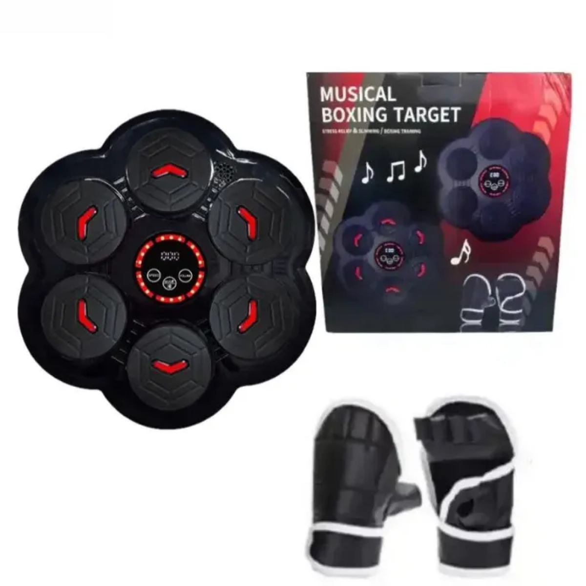 Μουσικό Ταμπλό Box Bluetooth Με Γάντια Και Φωτισμό LED - Image 2