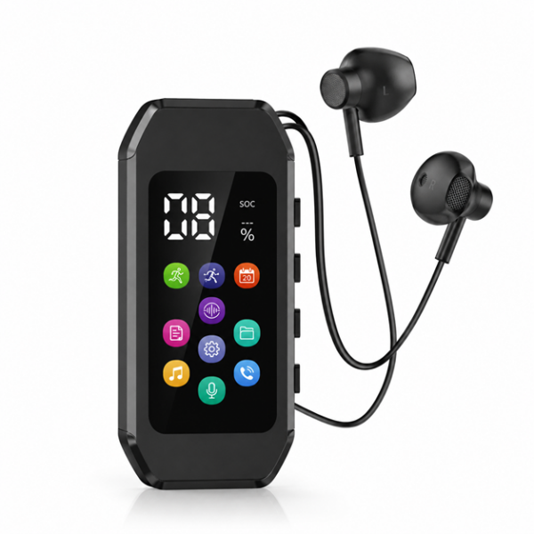 MP3 Player με Έγχρωμη Οθόνη Αφής, Υποδοχή TF Card & Ενσύρματα Ακουστικά Q32