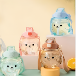 Παγούρι Νερού Bear με Καλαμάκι 1000ml SDS-24821 - Image 2