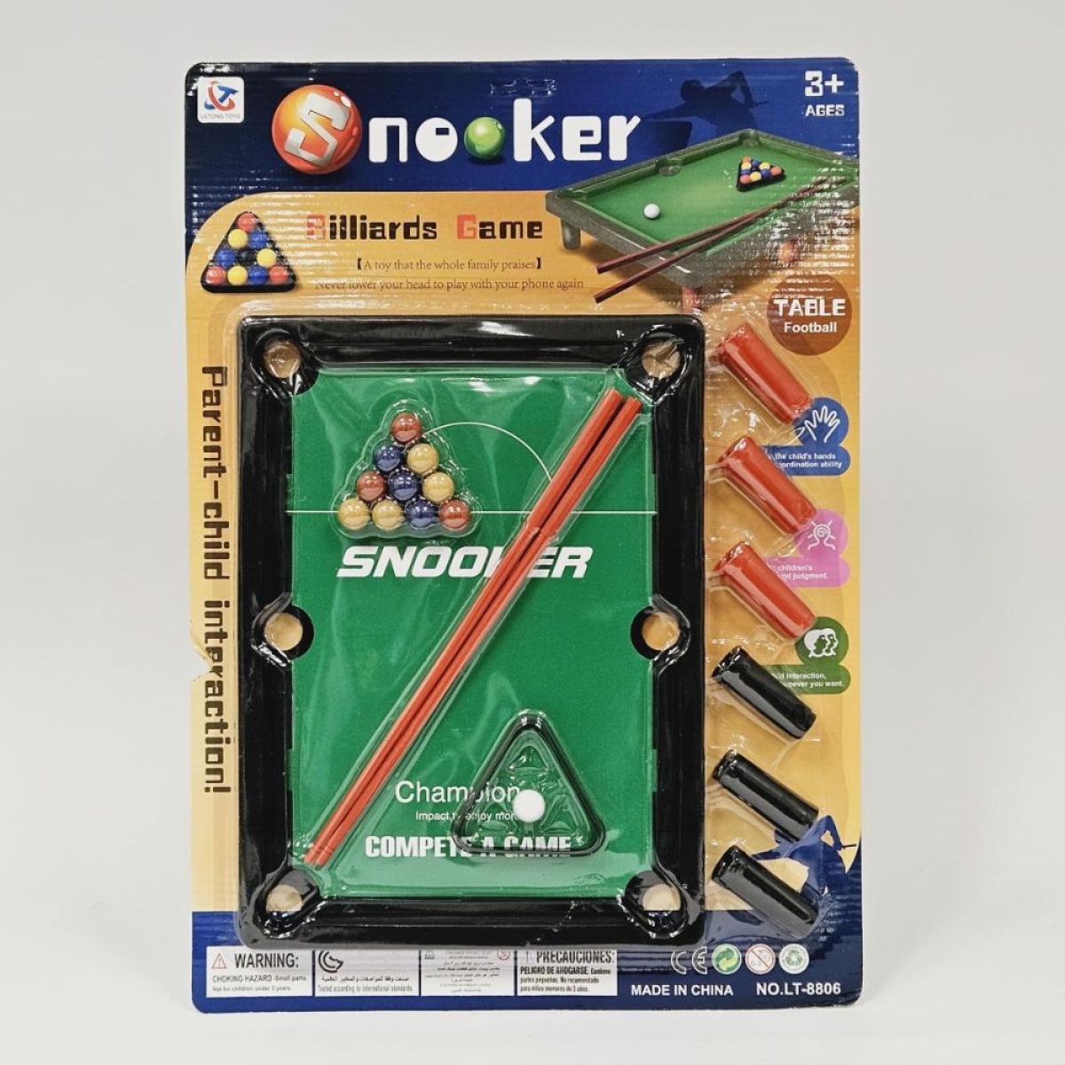 Παιδικό Παιχνίδι Μπιλιάρδο Snooker 8806