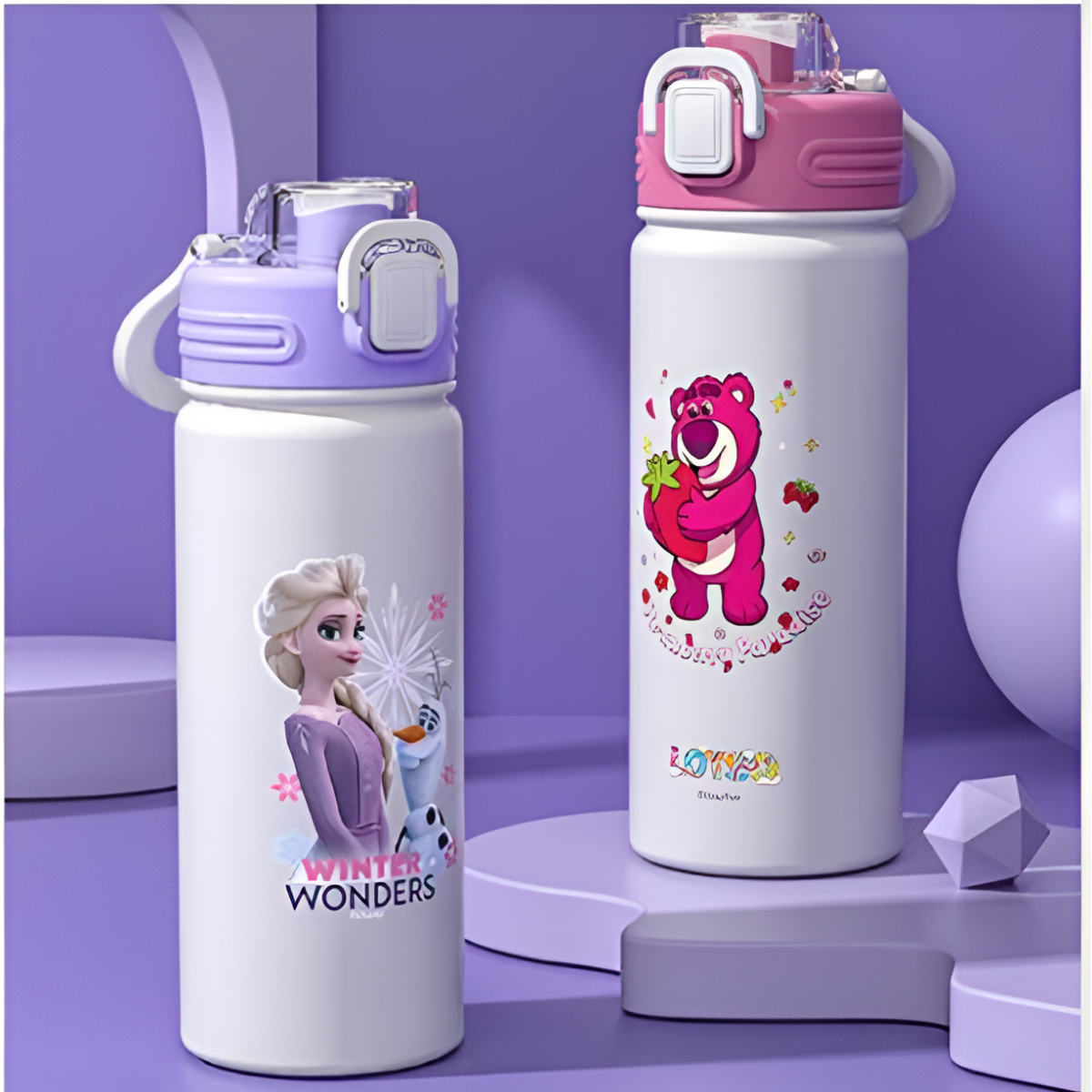 Παιδικό Θερμός Παγούρι 500ml με Παιδικά Σχέδια DC-6008