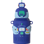 Παιδικό Θερμός Vacuum 500ml Robot με Καλαμάκι SDS-27190