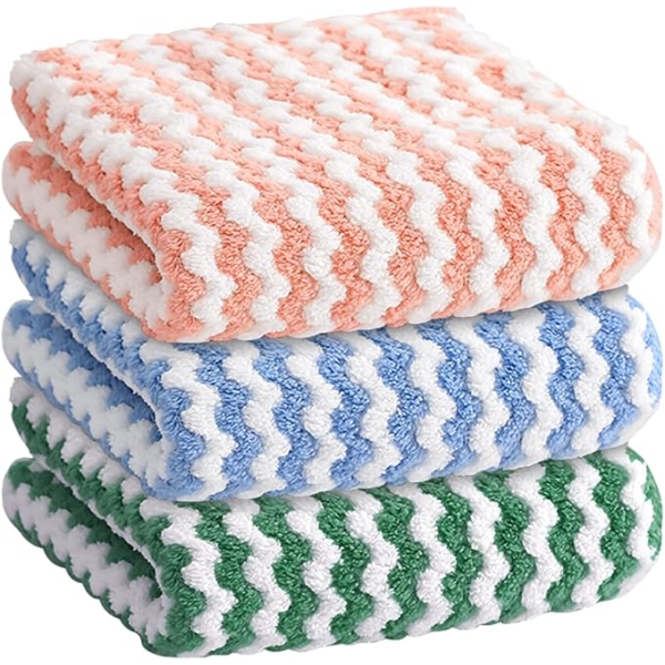 Πανιά Καθαρισμού Koυζίνας Fleece 25x26cm Σετ 12 τμχ LIAO G130080