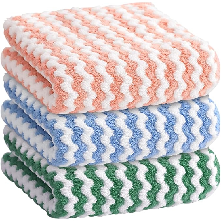 Πανιά Καθαρισμού Koυζίνας Fleece 25x26cm Σετ 12 τμχ LIAO G130080