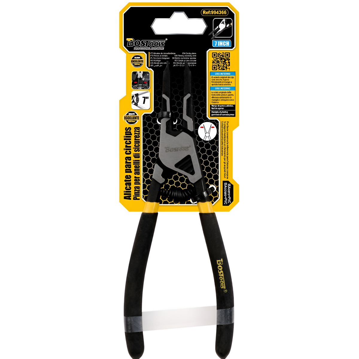 Πένσα Ασφαλειών Seeger Εσωτερική 7" (180mm) BosTools 994366