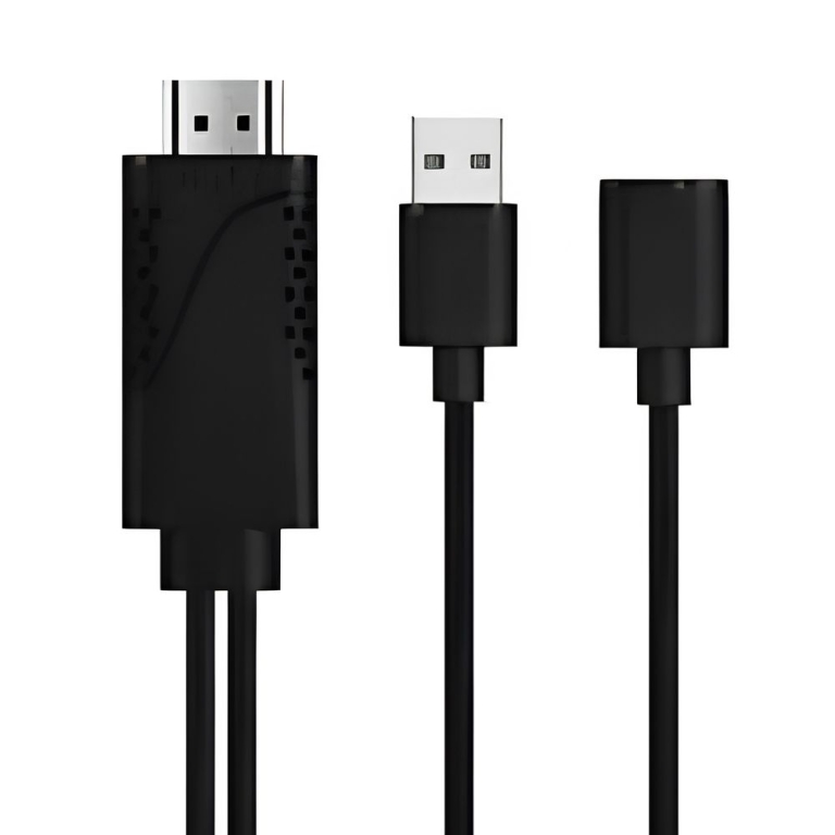 Phone to HDTV Adapter OT-7562S Μαύρο