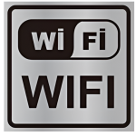 Πινακίδα Αλουμινίου WiFi Αυτοκόλλητη Motarro MU333-31