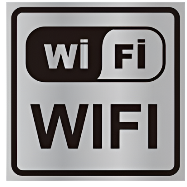 Πινακίδα Αλουμινίου WiFi Αυτοκόλλητη Motarro MU333-31