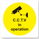 Πινακίδα Σήμανσης CCTV PVC 15x15cm Αδιάβροχη Motarro MU333-7