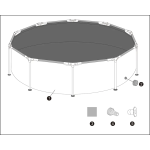 Πισίνα Μεταλλικού Σκελετού Steel Pro MAX™ Ø305x76 εκ. Bestway 56406 - Image 8