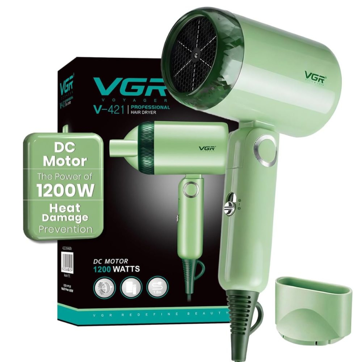 Πιστολάκι Μαλλιών VGR V-421 1200W Πτυσσόμενο