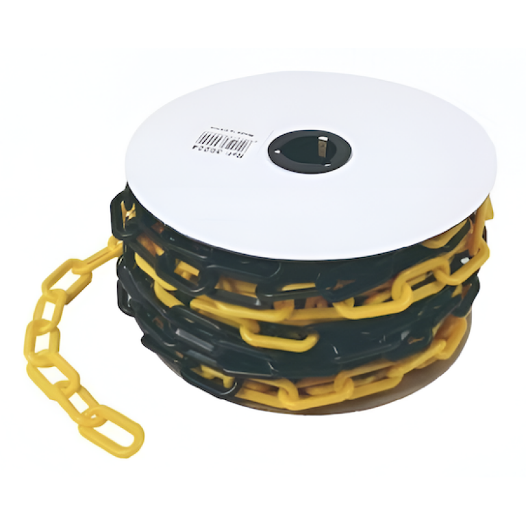 Πλαστική Αλυσίδα Σήμανσης Κίτρινη/Μαύρη 6mm x 35m YiAD 51345