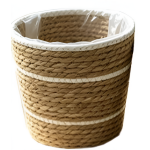Πλεκτά Διακοσμητικά Kαλάθια Grass Basket Σετ 5 τμχ SDS-29396