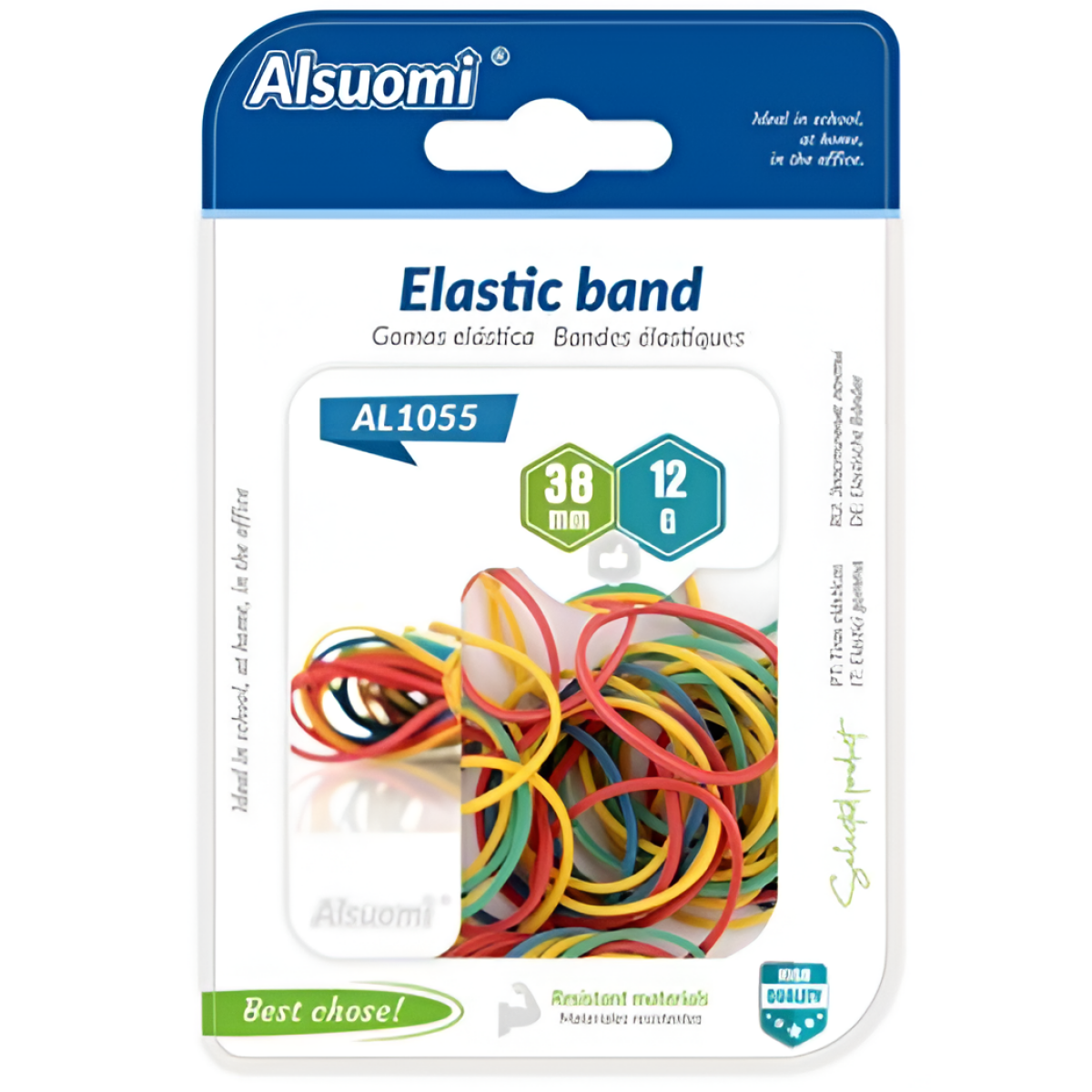 Πολύχρωμα Λαστιχάκια 38mm Alsuomi AL1055 - Image 2